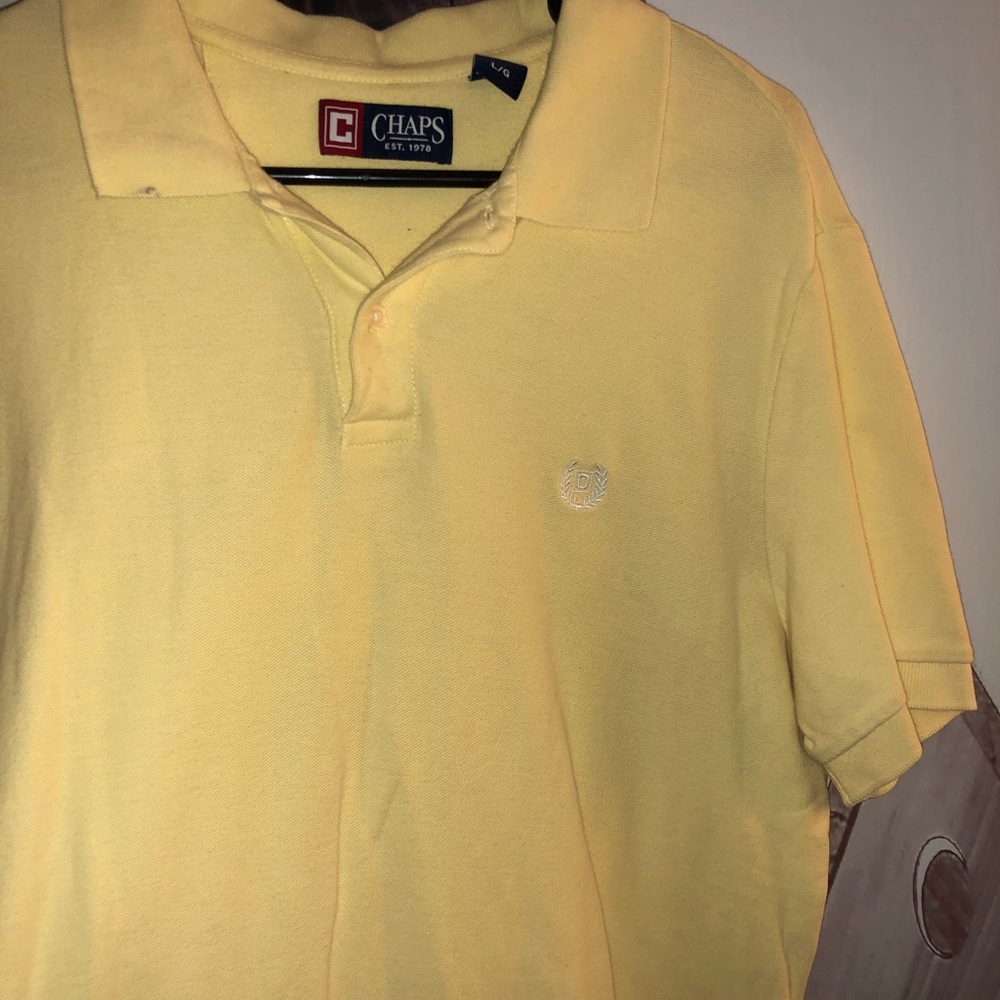 Multiple large Chaps polo shirts